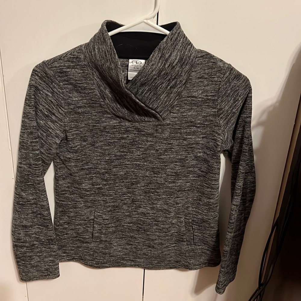 Athletic works fleece sweater with pocket